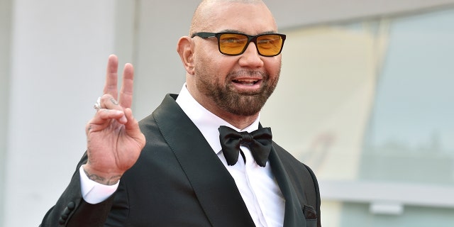 Dave Bautista adopted a dog that was previously abused.