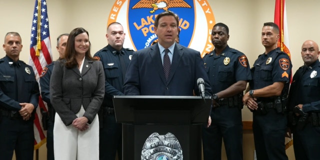 Florida Gov. Ron DeSantis on Tuesday announced new initiatives to help law enforcement offices hire more personnel across the state, including $5,000 signing bonuses for new officers. (Facebook screenshot)