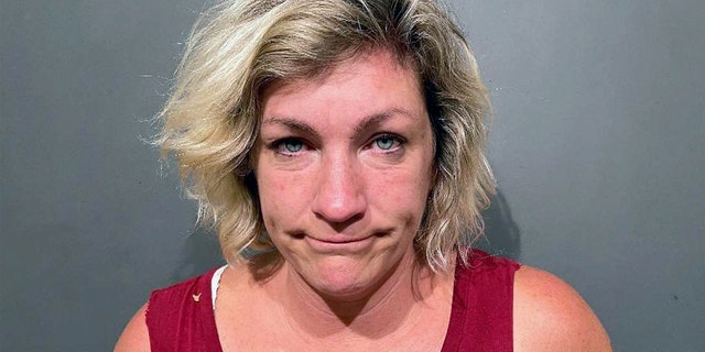 Erin Garcia, 44, of Laguna Niguel, Calif. is charged with assault with a deadly weapon, child endangerment and battery against a peace officer. 