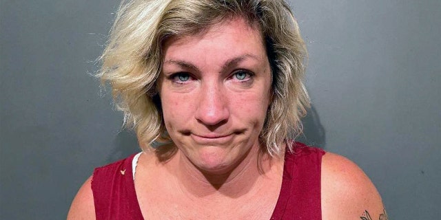 Erin Garcia, 44, of Laguna Niguel, Calif. is charged with assault with a deadly weapon, child endangerment and battery against a peace officer.