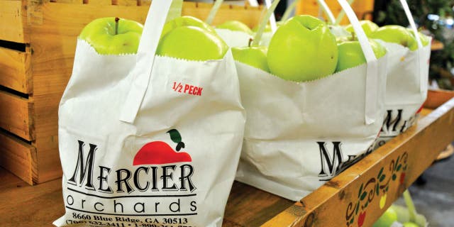 Mercier Orchards has 50 varieties of apples in addition to apple pies, apple cider, apple butter and apple fritters.