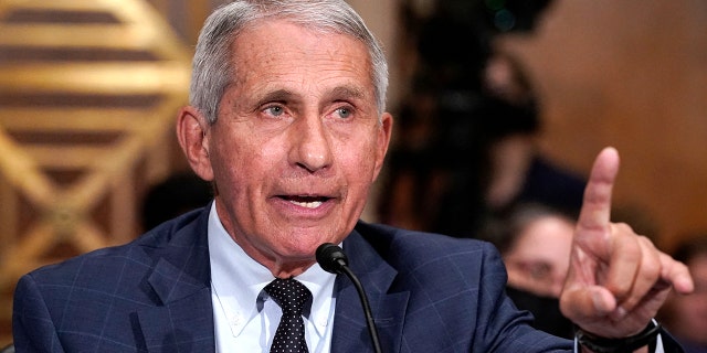 Dr. Anthony Fauci gave his last remarks from the White House on Tuesday before he steps down from his post. (Photo by J. SCOTT APPLEWHITE/POOL/AFP via Getty Images) 