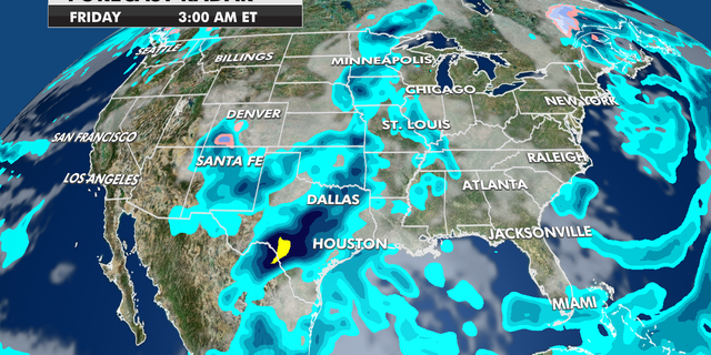 Forecast Radar Friday