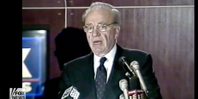 Rupert Murdoch announced his vision for Fox News Channel a few months before it launched in 1996.