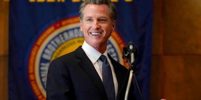 Gov. Gavin Newsom speaks to volunteers in San Francisco on Tuesday, September 14, 2021. The recall election that could remove Democratic Governor of California Newsom is coming to an end.  (AP Photo / Jeff Chiu)