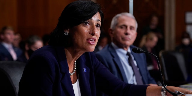 Rochelle Walensky, director of the U.S. Centers for Disease Control and Prevention (CDC), speaks during a Senate Health, Education, Labor, and Pensions Committee confirmation hearing in Washington, D.C., U.S., on Tuesday, July 20, 2021. (Photographer: J. Scott Applewhite/AP Photo/Bloomberg via Getty Images