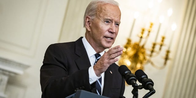 President Joe Biden speaks at the White House on Sept. 9, 2021.