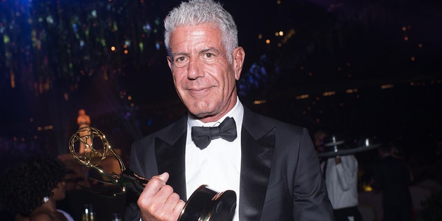 Chef/TV personality Anthony Bourdain attends the Creative Arts Emmy Awards Governors Ball at Microsoft Theater on September 10, 2016 in Los Angeles, California. 