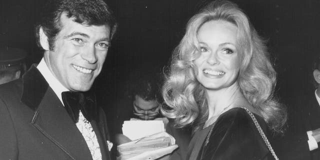 Actors and spouses Christopher George and Lynda Day George, hacia 1974.