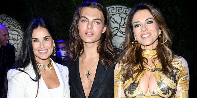 Elizabeth Hurley and Damian Charles Hurley joined Demi Moore for the festivities.