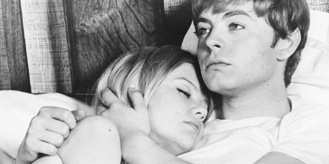 Newlyweds Jenny and Arthur Fitton, played by Hayley Mills and Hywel Bennett respectively, in the 1966 comedy ‘The Family Way’.
