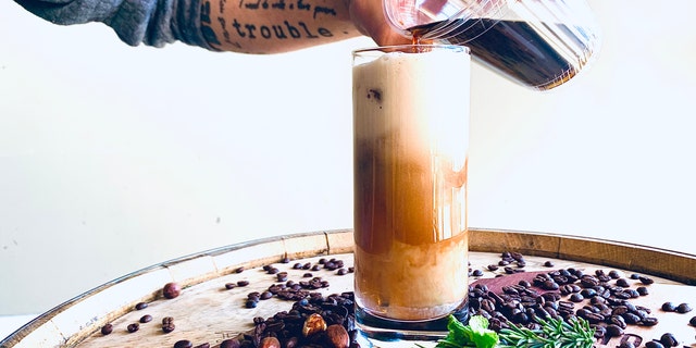With only a handful of ingredients and chocolate and nutty flavors shining through, you may want to sip this all fall long.