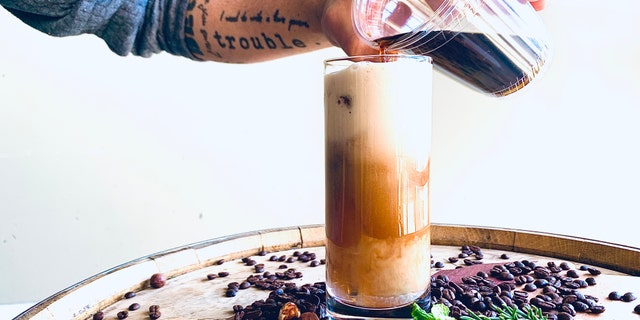 With only a handful of ingredients and chocolate and nutty flavors shining through, you may want to sip this all fall long.