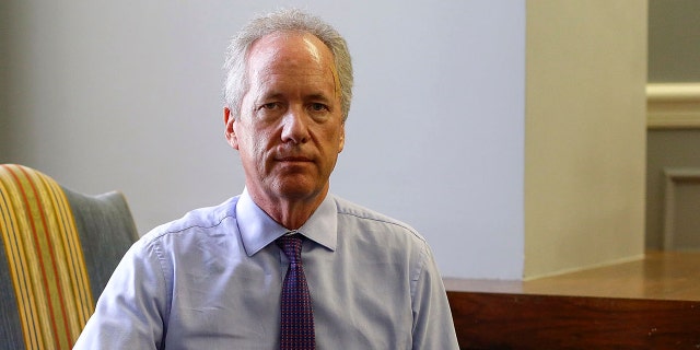 LOUISVILLE, KY - AUGUST 5: Louisville Mayor Greg Fischer talks about Breonna Taylor and the Louisville Metro Police Department during an interview Wednesday August 5, 2020 in Louisville, Kentucky.