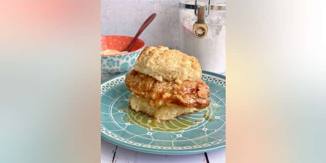Southern food blogger Debi Morgan of Quiche My Grits shared her "Honey Butter Chicken Biscuits" recipe with FOX News.