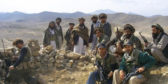 Lt. Col. Perry Blackburn in 2001 in Afghanistan.