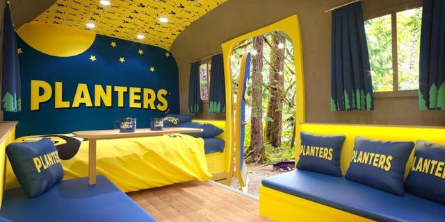 The NUTmobile's interior will have branded decor that shows off Planters’ logo, colors and Mr. Peanut mascot.
