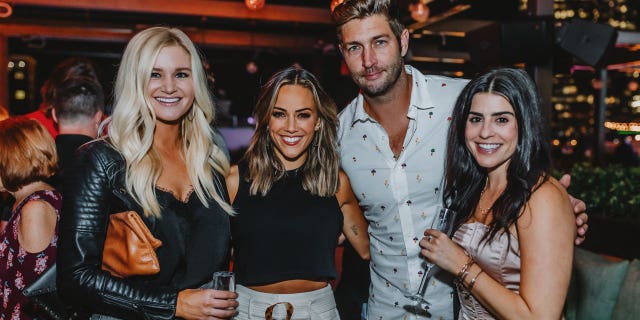 Jana Kramer, Jay Cutler and guests attend the opening of The Twelve Thirty Club rooftop in Nashville.