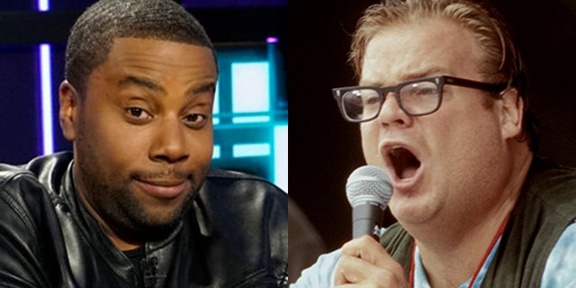 'Saturday Night Live' star Kenan Thompson, sinistra, looked back on working with Chris Farley in January 1997 e ha ammesso di aver imparato molto dal compianto grande comico.