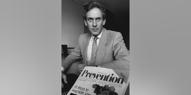 FILE -- June 25, 1985: Mark Bricklin, editor in chief of Prevention Magazine  (Photo by Paul Matthews/Fairfax Media via Getty Images).