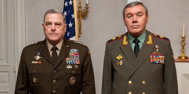 Chairman of the Joint Chiefs of Staff Gen. Mark Milley met with Chief of Russian General Staff Gen. Valery Gerasimov, Wednesday, Sept. 22 in Helsinki, Finland. (Photo: Department of Defense)