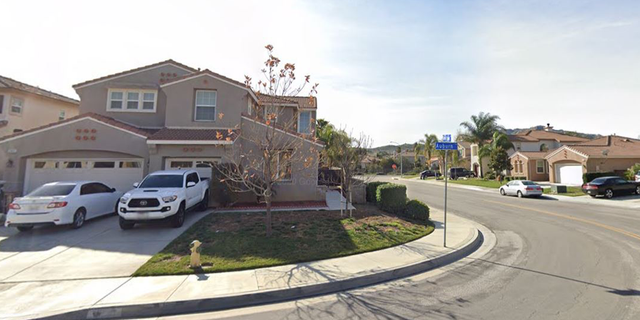 The Moreno Valley neighborhood, near Hastings Drive and Greenlawn Avenue, where Sunday's robbery occurred.