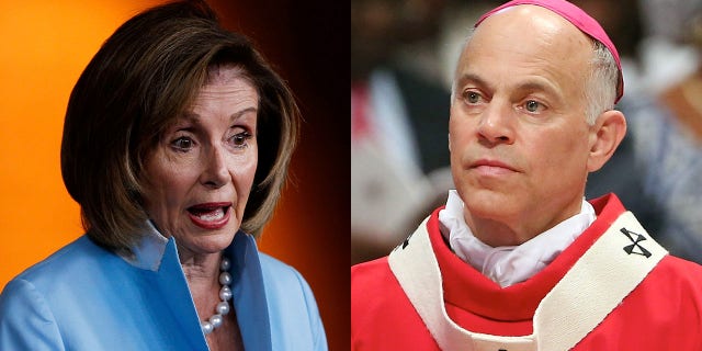 Aartsbisschop Salvatore Cordelion zei dat Nancy Pelosi van de communie zou worden uitgesloten vanwege haar standpunt over abortus.