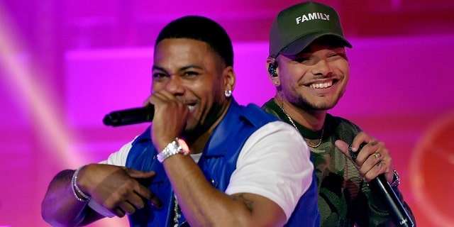 Kane Brown, right, is featured on Nelly's new ‘country-influenced’ album, ‘Heartland.’ 