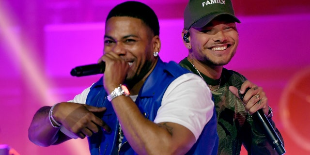 Kane Brown, right, is featured on Nelly's new ‘country-influenced’ album, ‘Heartland.’