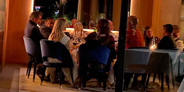 California Governor Gavin Newsom defies his own indoor mask mandate by dining at the French Laundry this summer in Yountville, Calif. 