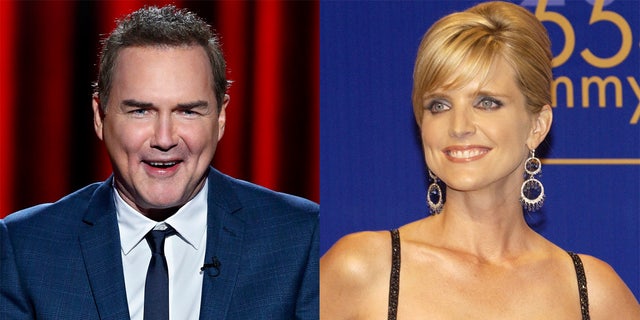 Norm Macdonald poked fun at Courtney Thorne-Smith during a shared interview on 'Late Night with Conan O'Brien.' (Getty Images)