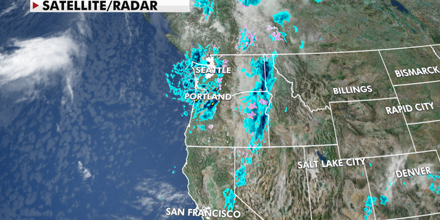 Higher elevation snow over the Northwest