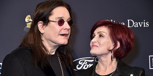 Sharon Osbourne (right) said her husband's Parkinson's disease was 