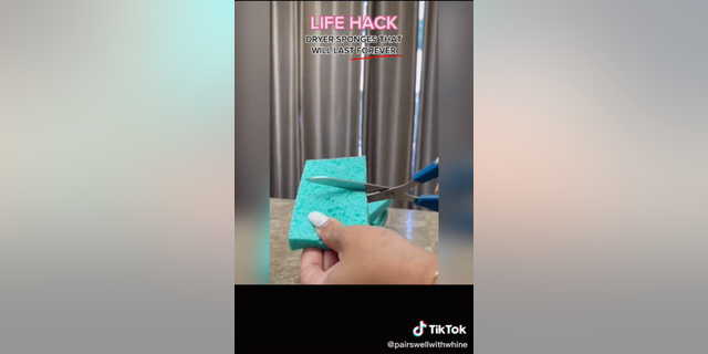 Cary Colón shared her family’s long-used laundry hack in a viral TikTok video, which shows dryer sheets can be replaced with sponges.