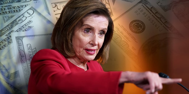 In this Sept. 8, 2021 photo, Speaker of the House Nancy Pelosi, D-Calif., meets with reporters to discuss President Joe Biden's domestic agenda at the Capitol in Washington. (AP Photo/J. Scott Applewhite)