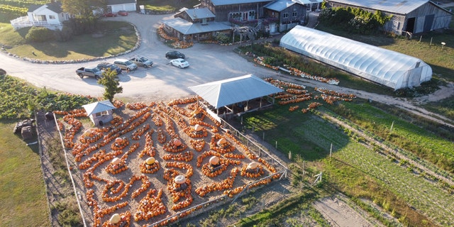 Pond Hill Farm in Harbor Springs, Michigan, is perched along Michigan’s scenic Tunnel of Trees route by Lake Michigan,