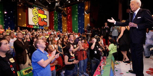 Game show host Bob Barker, 83, receives a standing ovation as he tapes his final episode of "The Price Is Right" in Los Angeles on June 6, 2007.  The longest-running game show in television history is celebrating it’s 50th season. 