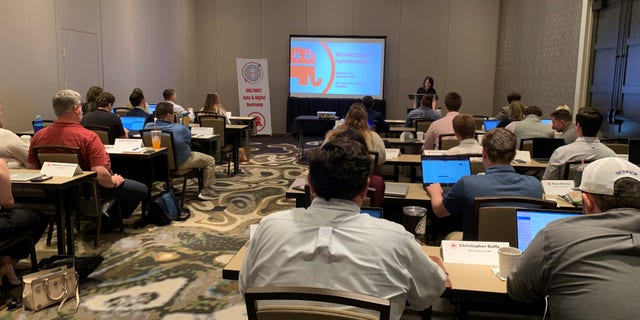 The Republican National Committee and the National Republican Congressional Committee team up to hold five data and digital boot camp, in Manchester, N.H., on Friday, Sept. 17, 2021