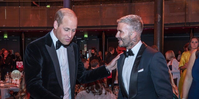 Prince William and David Beckham attended The Sun's Who Cares Wins health awards.