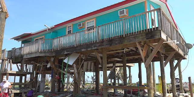 Brennan Young's grandfather's camp made it through Hurricane Ida.
