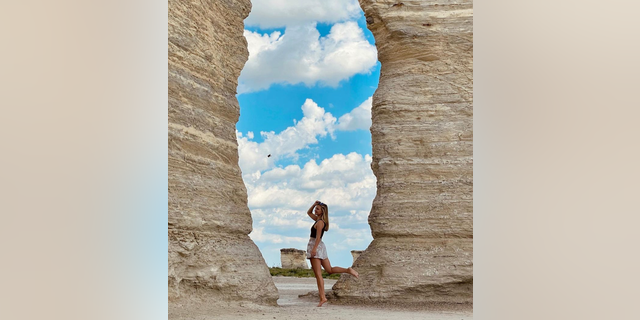 Petito in Kansas at Monument Rocks