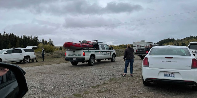 Cars entering the Moran Vista campsite in the Bridger-Teton National Forest, where Petito's remains were discovered (Credit: Fox News' Audrey Conklin)