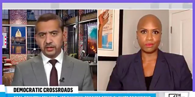 MSNBC hosts Mehdi Hasan and Democrat Rep.  Ayanna Pressley