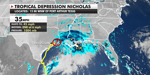 Tropical Depression Nicholas