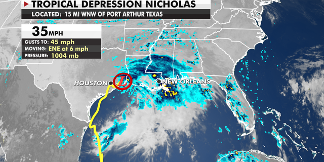Tropical Depression Nicholas