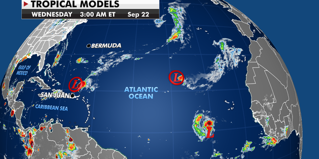 Tropical models over the Atlantic
