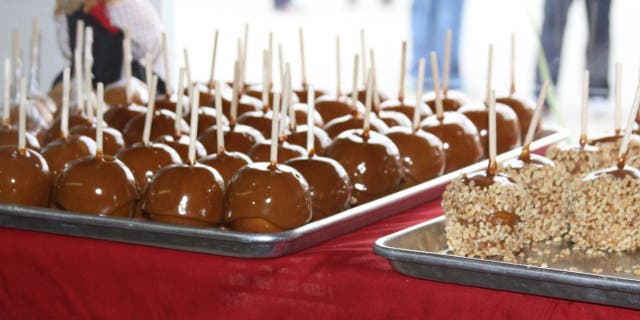 Jackson’s Orchard Nursery has fresh apple cider, caramel apples and apple crumble pie.