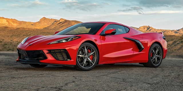 The Corvette Stingray has a different front end and side air intakes.