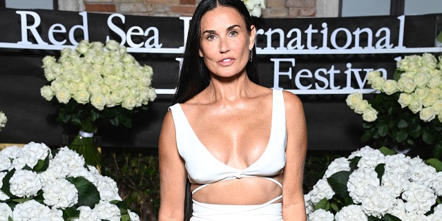 Demi Moore attends the Celebration of Women in Cinema Gala hosted by The Red Sea Film Festival during the 78th Venice International Film Festival on September 04, 2021 in Venice, Italy.