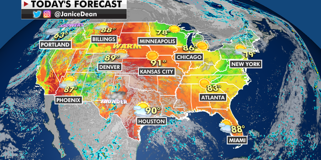 The national forecast for Monday, Sept. 27.
